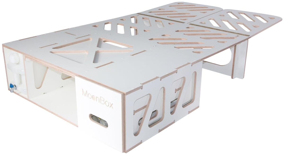 Moonbox Campingbox 111 Camping Wohnwagen Wohnmobil 111x66x33cm weiß