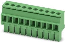 50 Stück Phoenix Contact MCVW 1,5/10-ST-3,81 Leiterplattensteckverbinder Leiterplattenstecker Polzahl 10 grün