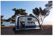 Reimo Luft Wohnwagen-Vorzelt Sonnensegel für Adria Action Air 391 Camping Caravan grau