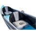 Coasto Russel aufblasbares Kajak Schlauchboot 2-Personen 430x80cm schwarz blau
