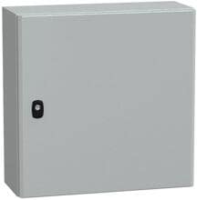Schneider Electric PanelSeT S3DB Schaltschrank Wandschrank Volltür mit Montageplatte 500x500x200mm Stahl grau