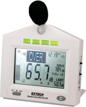 Extech SL130W Schallpegel-Messgerät Lärm-Messgerät Frequenz 31,5-8000 Hz weiß