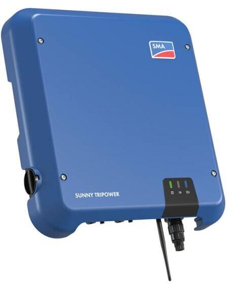 SMA Sunny Tripower 10.0 3ph-Wechselrichter 10kW Smart Connected blau