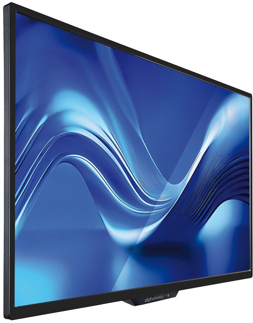 Alphatronics SL-24 DW 24" Smart LED TV Fernseher Triple Tuner DVD BT 5.0 Camping Wohnwagen Wohnmobil schwarz