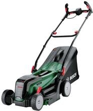 Bosch Home and Garden UniversalRotak 2x18V-37-550 Akku-Rasenmäher 18V Schnittbreite 37cm 2x Akku Ladegerät grün schwarz