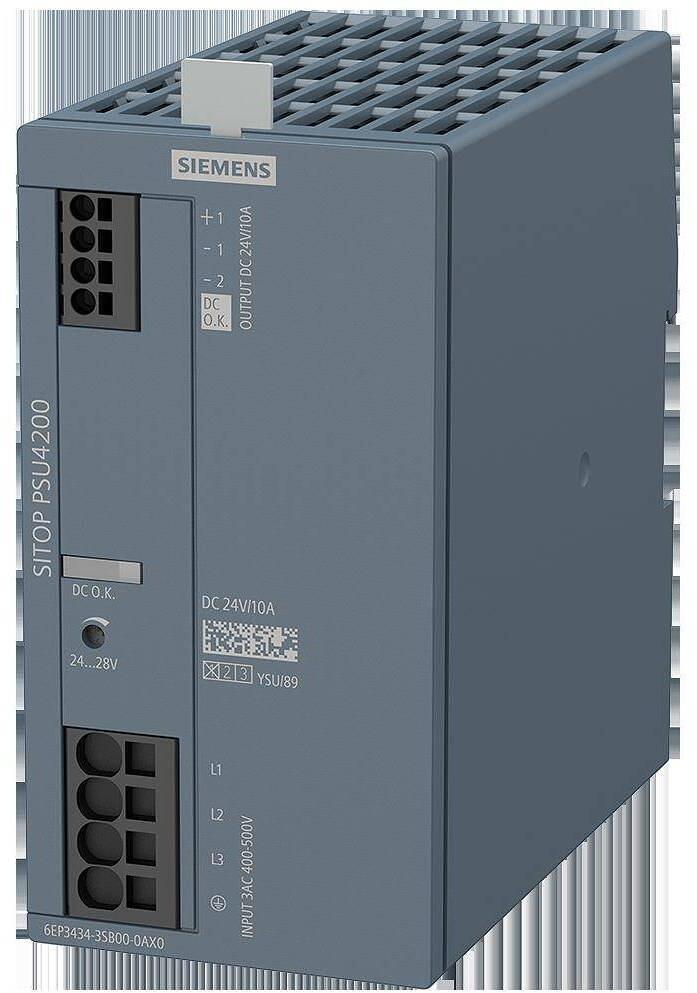 Siemens 6EP3434-3SB00-0AX0 SITOP PSU4200 Stromversorgung 3phasig DC 24V/10A Industriematerial