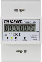 Voltcraft DPM-314D digitaler Drehstromzähler Stromzähler LC-Display 3x230/400V 0,04-100A IP54 weiß