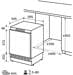 Exquisit UKS140-V-FE-010D Unterbau-Kühlschrank 59,5cm breit 138 Liter Schnellkühlen Festtürtechnik weiß