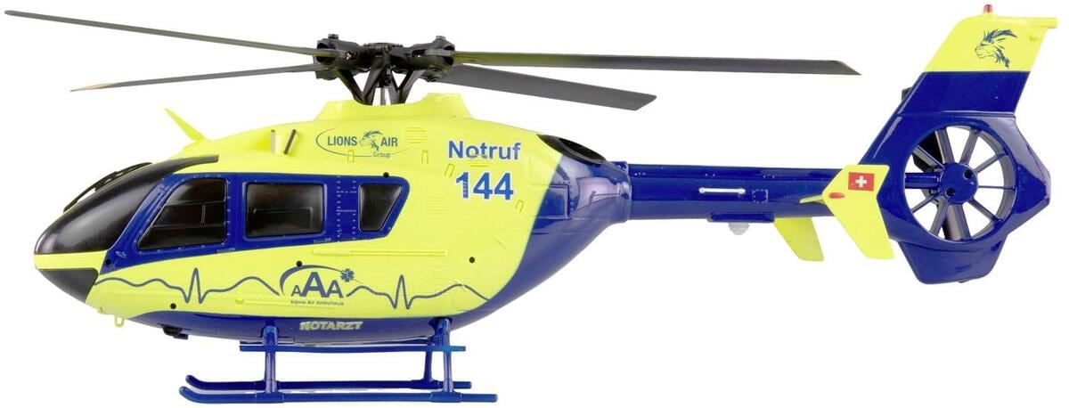 Amewi AFX-135 PRO Alpine Air RC Ambulance Hubschrauber Helikopter RtF gelb blau