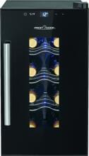 ProfiCook PC-WK 1232 Flaschenkühlschrank Weinkühlschrank 26cm breit 23 Liter Glastür schwarz