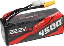 Gens Ace Modellbau-Akkupack Batterie LiPo 22,2V 4500mAh 60C Hardcase XT90