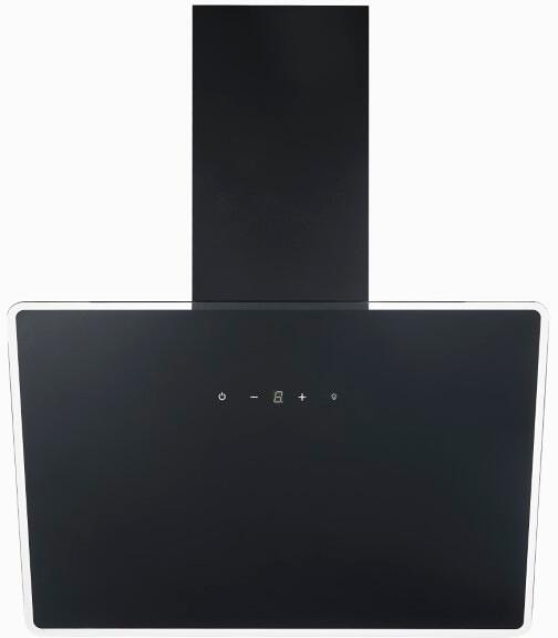 Respekta CH112060S Dunstabzugshaube Kopffreihaube 59,5cm breit 480m³/h Touch Control 3 Leistungsstufen Glasschirm schwarz