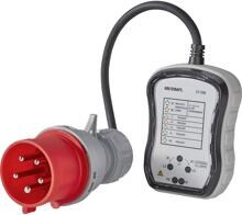 Voltcraft ST-32B Steckdosentester Strom-Prüfgerät Spannungsprüfer grau