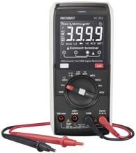 Voltcraft VC252 Hand-Multimeter digital CAT III 600V Anzeige Counts 4000 Taschenlampenfunktion rutschfest