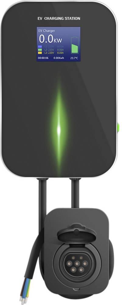 Besen BS20-BA-11KW-APP Wallbox Mobile Elektro-Auto Ladestation Typ 2 Mode 3 16A 11kW schwarz grau