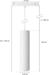 Philips Hue Perifo LED Zylinder-Pendelleuchte 5,2W 510lm 4000K weiß