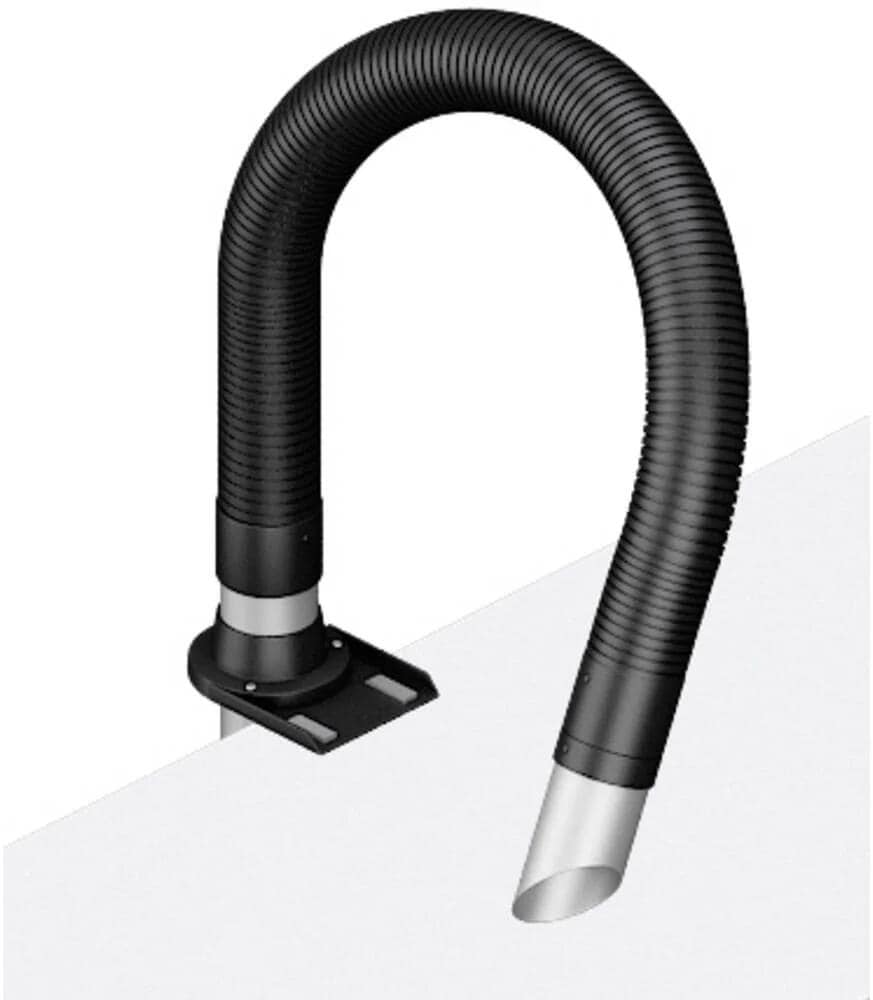 Weller T0053657299N Kit 1 WF abgeschrägte Düse Lötrauchabsaugung Ø 60mm 1 Meter schwarz