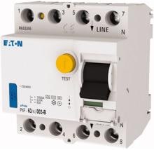 Eaton 300302 allstromsensitiver Fehlerstrom-Schutzschalter FI-Schalter Polzahl 4 63A 230V 400V weiß