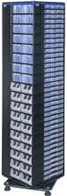 Allit VarioPlus Pro R 187/494 Drehständer Drehmagazine 445x1870x445mm schwarz blau