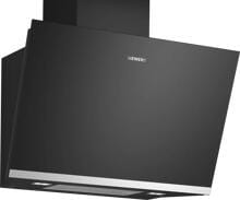 Siemens LC81KAN60 iQ500 Dunstabzugshaube Kopffreihaube 80cm breit Cook Connect System iQdrive 3-stufig Klarglas schwarz bedruckt