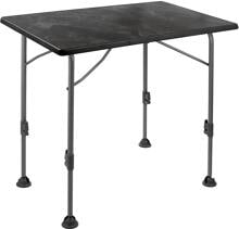 Brunner Linear Black 115 Campingtisch Klapptisch Esstisch höhenverstellbar 115x70xH63/83cm schwarz