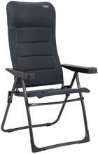 Crespo CR AP-215/6 Air-Deluxe Campingstuhl Klappstuhl Gartenstuhl grau