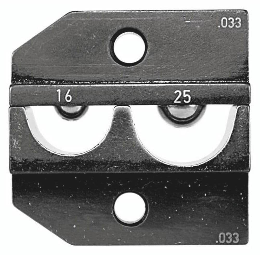 Rennsteig Werkzeuge 624 033 3 0 Crimpeinsatz Kabelschuhe Verbinder unisoliert 16-25mm²