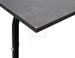 Dukdalf Majestic Elegant Campingtisch Gartentisch Outdoor 115x70cm schwarz/grau