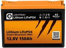 Liontron LiFePO4 LX Smart BMS Lithium Batterie Versorgungsbatterie 12,8V 150Ah Bluetooth Camping Wohnwagen Wohnmobil
