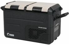 Eurom Double Fred Kompressor-Kühlbox 38 Liter 12/24/230V Camping Outdoor schwarz beige