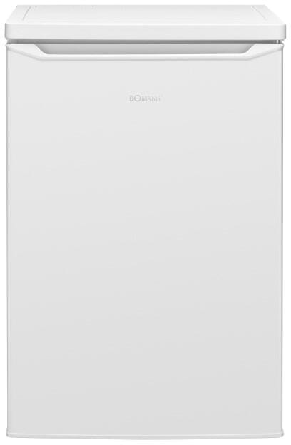 Bomann KS 7251 Stand-Kühlschrank mit Gefrierfach 55cm breit 109 Liter LED Innenraumbeleuchtung weiß