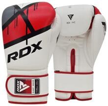 RDX F7 Ego Boxhandschuhe Kickboxen Sandsack Boxen 10 oz weiß rot