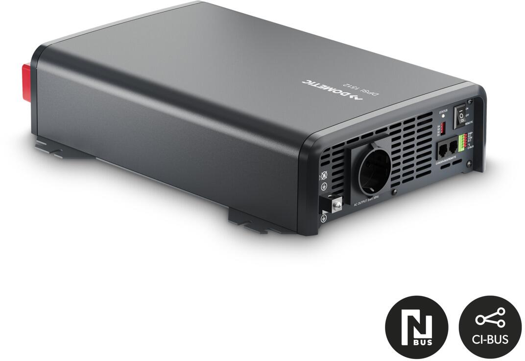 Dometic SinePower DPSI 1512 Sinus-Wechselrichter Sinuswandler 12V 1500 Watt schwarz