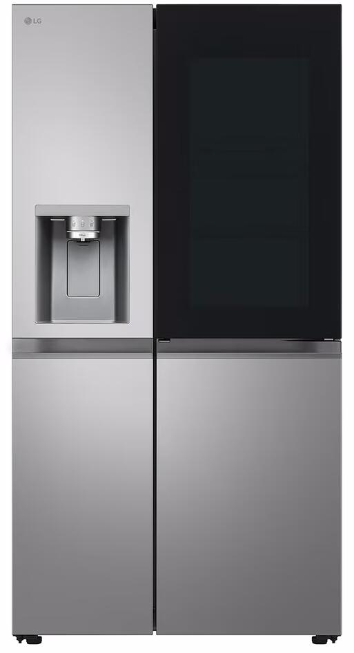 LG GSXE81PYBD Side-by-Side Stand-Kühl-Gefrierkombination 91,3cm breit 628 Liter Eis- Crushed Ice- und Wasserspender WLAN prime silver