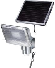 Brennenstuhl SOL 80 Solar-Spot Solarleuchte mit Bewegungsmelder 4 Watt neutralweiß silber grau