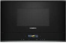 Siemens BE732L1B1 iQ700 Einbau-Mikrowelle 21 Liter 59,4cm breit 900W Grill 5 Leistungsstufen TFT Touchdisplay Quickstart schwarz