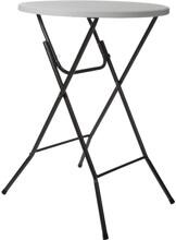 Perel FP185N Stehtisch Gartentisch Klapptisch Belastbarkeit max. 80kg weiß