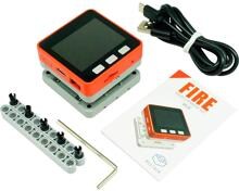 Makerfactory ESP32 MPU6886 M5Stack Fire Kit Sensor-Kit Entwickler-Kit Entwicklungssystem 5V 600mAh grau orange