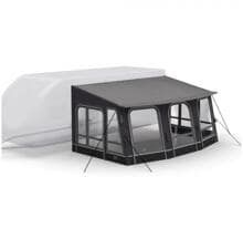 Vango Tuscany Air 500 Elements ProShield Vorzelt Wohnwagen Camping 325x500cm aufblasbar grau