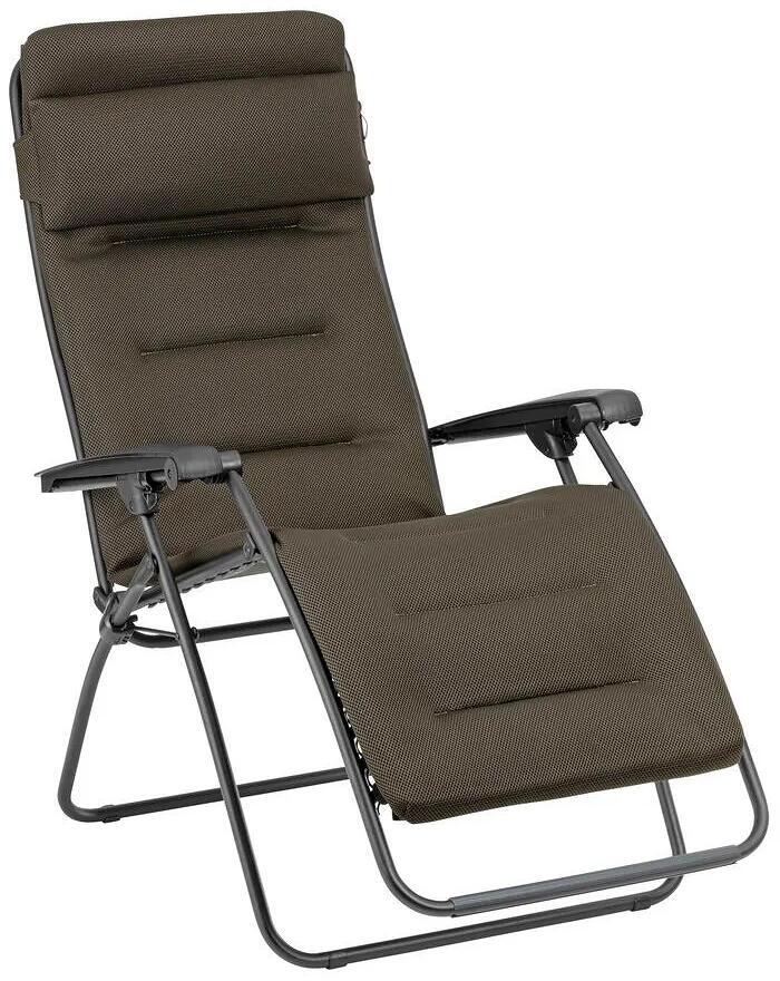 Lafuma RSX Clip AirComfort Zero-Gravity-Relaxliege Campingliege Liegestuhl taupe