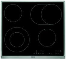 AEG HK 634060 X-B Kochfeld Elektro Glaskeramik 57,6cm breit Mehrkreiszone Ankochautomatik Edelstahl