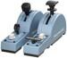 Thrustmaster TCA Quadrant Add-On Airbus Edition Flugsimulator Bremsklappen Landeklappen PC blau