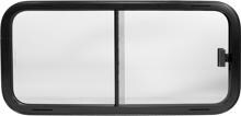 Sicherheitsglas-Schiebefenster Wohnwagen Caravan Dichtgummi 960x450mm schwarz
