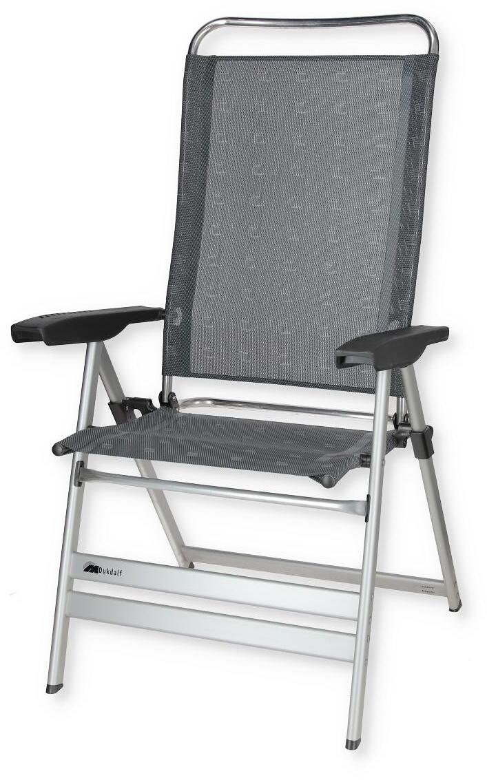 Dukdalf Grande Campingstuhl Outdoor-Stuhl Klappstuhl anthrazit