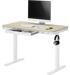 SpeaKa Professional SP-12061128 Sitz-Stehschreibtisch Schreibtisch elektrisch höhenverstellbar Holz weiß