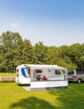 Fiamma Blocker Pro 350 Markisen-Vorderwand Länge 335-360cm Höhe 225-280cm Camping Wohnwagen Wohnmobil