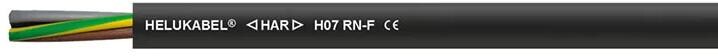 50 Meter Helukabel 37028 Gummischlauchleitung H07RN-F 3G 1,5mm² schwarz