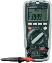 Voltcraft MT-52 Hand-Digital-Multimeter Messgerät Temperatur Spannung Strom CAT III 600V grau