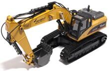 Amewi 22309 1:14 RC Bagger Elektro-Sonderfahrzeug Vollmetall RtR Sound-Rauchsimulator