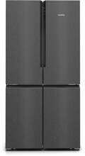 Siemens KF96NAXEA iQ500 French-Door Side-by-Side Kühl-Gefrierkombination 91cm breit 605 Liter NoFrost Home Connect antifingerprint blackSteel